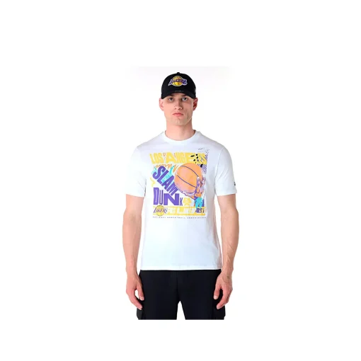 BASKETBALL GRAPHIC TEE Los Angeles Lakers NEW ERA