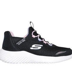 Bounder Simple Cute sneaker slip on bambina SKECHERS