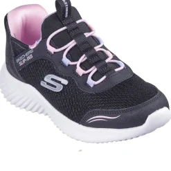 Bounder Simple Cute sneaker slip on bambina SKECHERS
