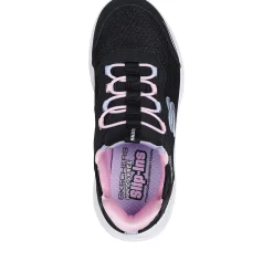 Bounder Simple Cute sneaker slip on bambina SKECHERS