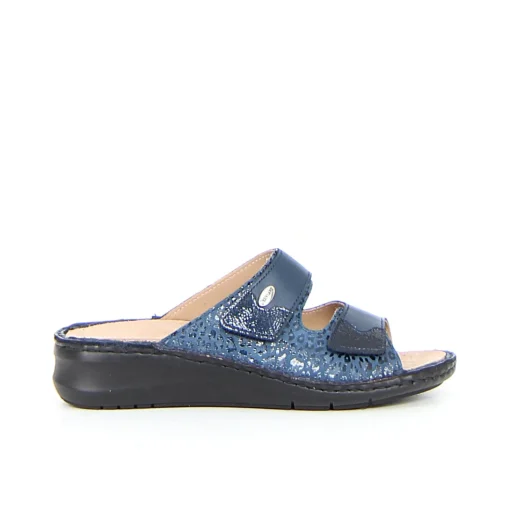 DAmi ciabatta comfort con strappi GRUNLAND