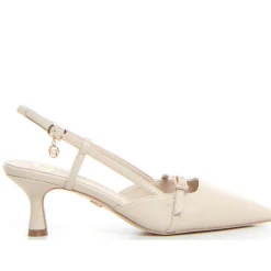 Décolleté slingback a punta GOLD&GOLD