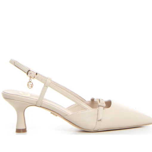 Décolleté slingback a punta GOLD&GOLD