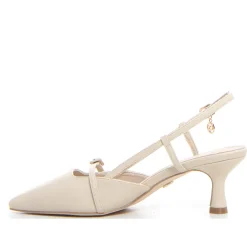 Décolleté slingback a punta GOLD&GOLD