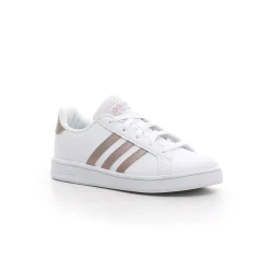 Grand Cours bambina white copper metal glow pink ADIDAS