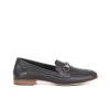 Mocassino con staffa . black GLORIA