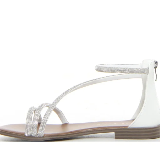 Sandalo con strass e zip KHARISMA
