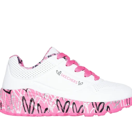 Uno lite lovely luv sneakers bambina SKECHERS