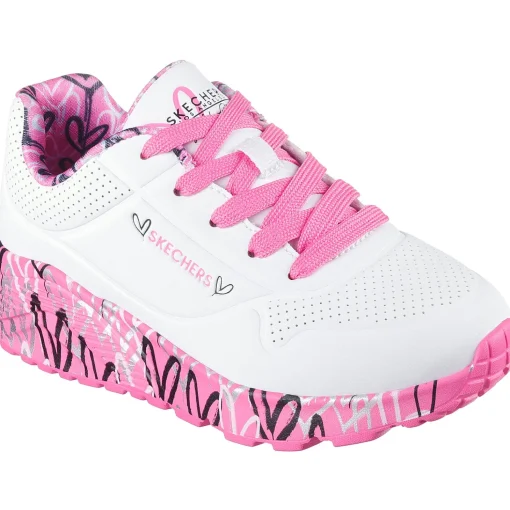 Uno lite lovely luv sneakers bambina SKECHERS